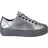 Pauls Damen Plateau-Sneaker Silber 38,5