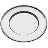 APS 36233 Platzteller, Ø 33 cm, Edelstahl 18/8 hochglanzpoliert, mit Fadendekor