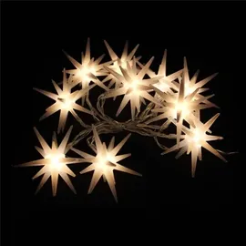 Lex LED-Lichterkette Leuchtsterne 1 m warmweiß