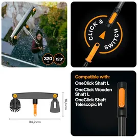 Fiskars Dachrinnenreiniger OneClick