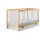 Kids Collective Babybett mit Schublade und Matratze Weiß 60 x 120 cm