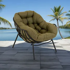 Lesli-Living Lesli Living Relaxsessel Cozy Olive 0 x 0 x 0 cm anthrazit/olivgrün