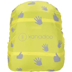 Xanadoo Regenhülle LED Schulranzen Cover USB neon gelb