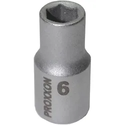 PROXXON 23714 Steckschlüsseleinsatz / Nuss 6mm Antrieb 6,3mm (1/4")