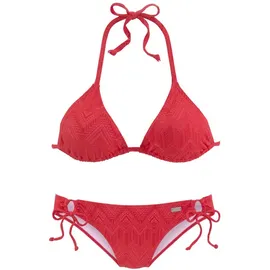 Buffalo Triangel-Bikini Damen rot Gr.34 Cup C/D