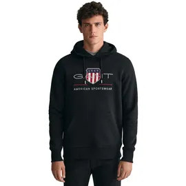 GANT Hoodie Schwarz S