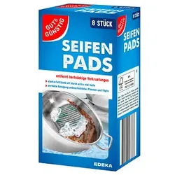 Gut und Günstig Seifen Pads Stahlwolle, 4311501567333 GUT&GÜNSTIG 8 Stück