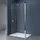 doporro Duschwand 50x200cm Walk-in mit 30cm Nebenteil, 10mm Duschabtrennung Bremen mit rundem Stabilisator, aus Echtglas Esg-sicherheitsglas Klarglas Inkl. Nanobeschichtung