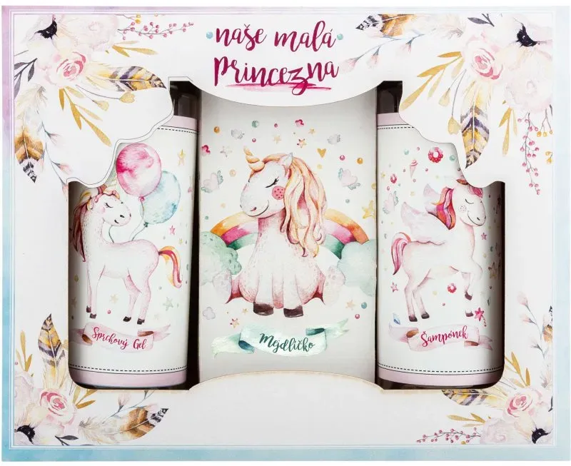 Bohemia Gifts & Cosmetics Unicorn Geschenkset für die Badewanne für Kinder