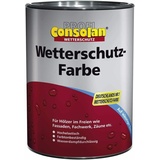 2,5 Liter Consolan Profi Wetterschutzfarbe Holzschutz  Ral 7016 Anthrazitgrau  #