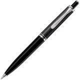 Pelikan Kugelschreiber Souverän K405 Stresemann schwarz/anthrazit/silber, Schreibfarbe: schwarz, 1 St.