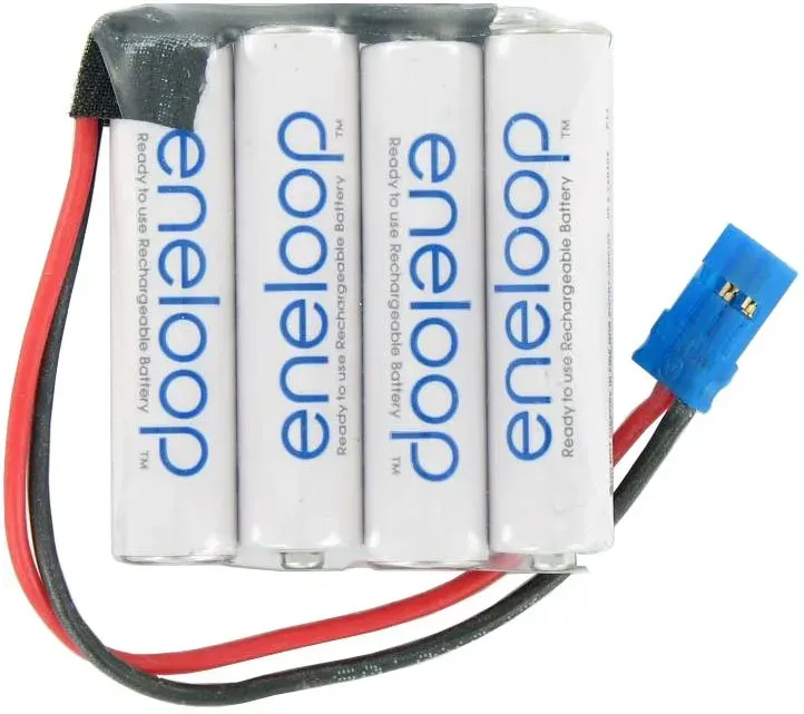 Empfänger Pack Panasonic eneloop Standard (ehem. Sanyo eneloop Standard) AAA 4er Reihe 4,8/800 Graupner