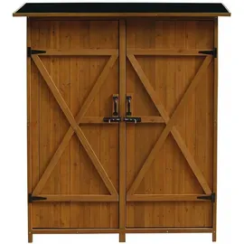 Habitat et Jardin Gartenschrank espacio 49 x 162 x 140 cm Braun