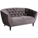 Actona Sofa Ria Stoff Dark Grey 2-Sitzer