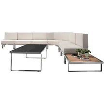 Jet-Line Poseidon Gartenlounge wetterbeständig weiß