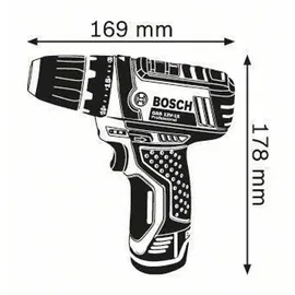 Bosch GSR 12V-15 Professional inkl. 2 x 4 Ah + 39-tlg. Zubehör 0615990HV1