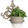 Relaxdays Wand Blumenhalter Barock,