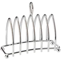 KitchenCraft Toastständer 12,5 x 6,5 x 10 cm Blau/Silber