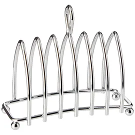 KitchenCraft Toastständer 12,5 x 6,5 x 10 cm Blau/Silber