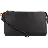 Fossil Wristlet Herrentasche Leder 19 cm schwarz