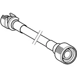 Geberit Panzerschlauch, zu Renovierungsset 243796001