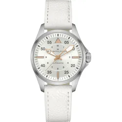 Hamilton H76215850 Damenuhr Khaki Aviation Pilot Automatik Leder 36 mm