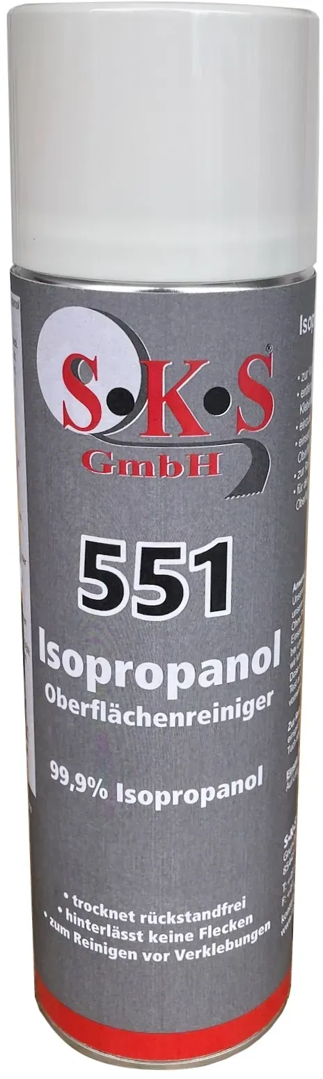 S•K•S 551 Oberflächenreiniger Isopropanol 99,9% in der Sprühdose 500ml