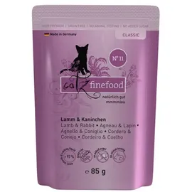 Catz Finefood Classic 16 x 85g Katzennassfutter No.11 Lamm & Kaninchen