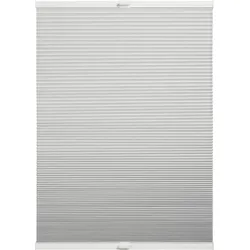 Wabenplissee "Thermo Sina", weiß, B:40cm H:130cm, Obermaterial: 100% Polyester, SCHÖNER WOHNEN-KOLLEKTION, Plissees, verschraubt, energiesparend, Thermo Rückseite, schallabsorbierend