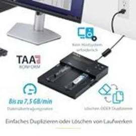 Startech Standalone SATA & M.2 NVMe Duplicator Komponenten Zubehör für Speicherlaufwerke