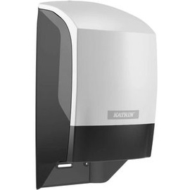 Katrin Toilettenpapierspender Inclusive System, 77496, Kunststoff, für 2 Mini Jumbo Rollen, weiß