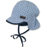 Sterntaler Baby - Jungen Schirmmütze Mit Nackenschutz 1601931 Sonnenhut, Blau (Himmel 325), 45 EU