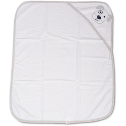 Cangaroo Baby Badetuch Baloo Kapuze 90 x 70 cm 100% Baumwolle Handtuch ab Geburt grau
