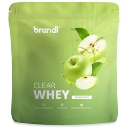 brandl® Clear Whey Isolate - Protein Drink mit natürlichem Geschmack & ohne künstliche Zusatzstoffe - Green Apple 800 g