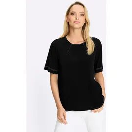 Heine Shirt Schwarz 46