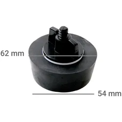 Gummi - Verschlussstopfen 54 - 62 mm
