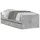 vidaXL Bett mit Schubladen 75 x 190 cm Betongrau