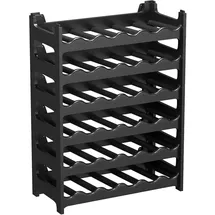 ARTECSIS Weinregal 36 Flaschen Schwarz