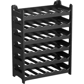 ARTECSIS Weinregal 36 Flaschen Schwarz