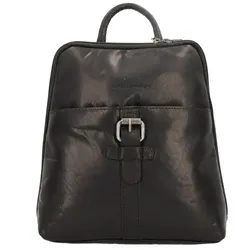 Spikes & Sparrow City Rucksack Leder 27 cm  schwarz