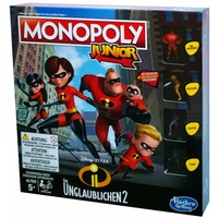Hasbro Monopoly Junior Die Unglaublichen 2 Brettspiel für 2-4 Spieler ab 5 Jahre