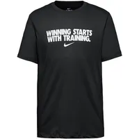 Nike T-Shirt schwarz XL