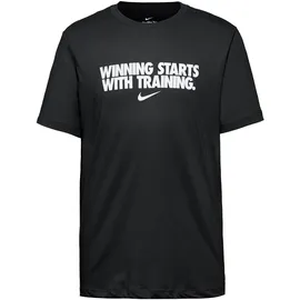 Nike T-Shirt schwarz XL