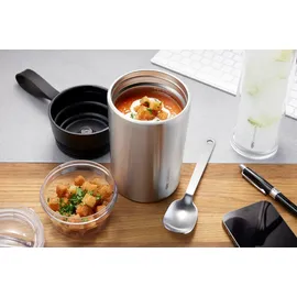 GEFU Thermo Lunchpot COMPANION in Farbe schwarz/silber
