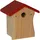 dehner natura premium Nistkasten Smilla, ca. B19,5/H22,5/T16,5 cm, rot