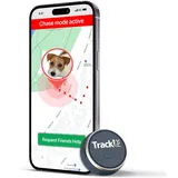 TrackiPet GPS Tracker Hund – Abonnement erforderlich – Mini Größe Locator Passend für alle Größen Haustierhalsband, 4G SIM im Lieferumfang enthalten Live Standort. Unbegrenzter Reichweite App Web