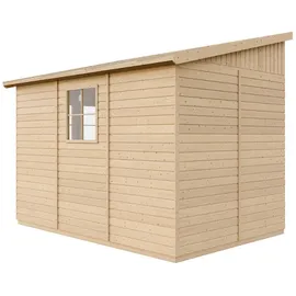 TIMBELA Geräteschrank 2,97 x 3,18 m Beige