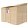 TIMBELA Geräteschrank 2,97 x 3,18 m Beige