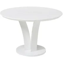 vente-unique VIALETA Ø 120 cm weiß