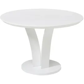 vente-unique VIALETA Ø 120 cm weiß